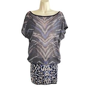 M BY MISSONI Vintage Tunic Dress Women’s Size 42 Medium Crochet Y2K